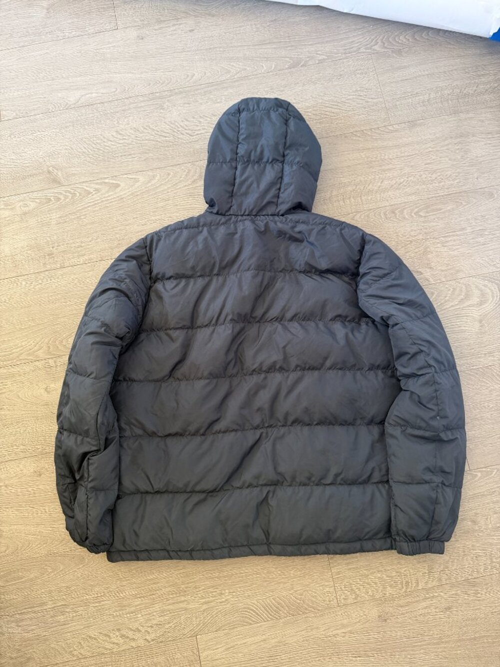 Eddie Bauer EB650 Hooded Down Puffer Jacket Black Orange Men’s XL - Picture 8 of 11